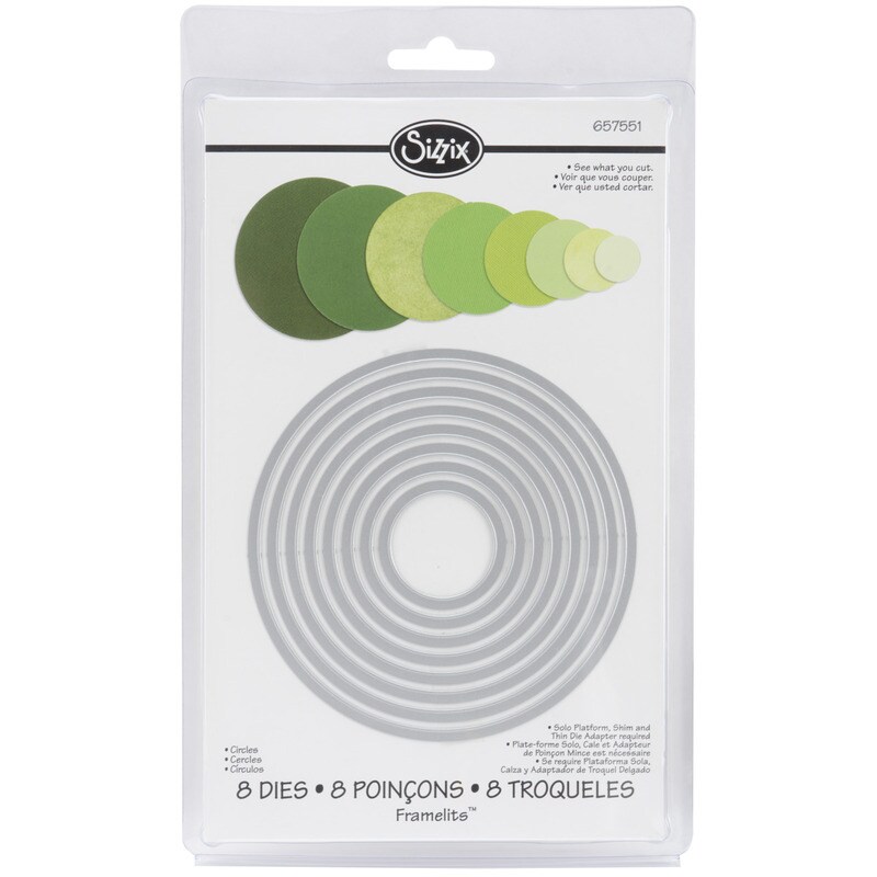 Circles Framelits Dies Sizzix Michaels 4648