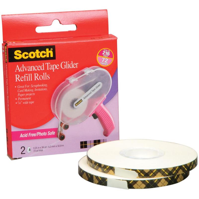 Scotch Advanced Tape Glider - Refills 2/Pkg - ATG 085RAF