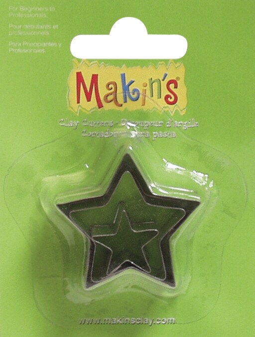 Star - Makin&#x27;s Clay Cutters 3/Pkg