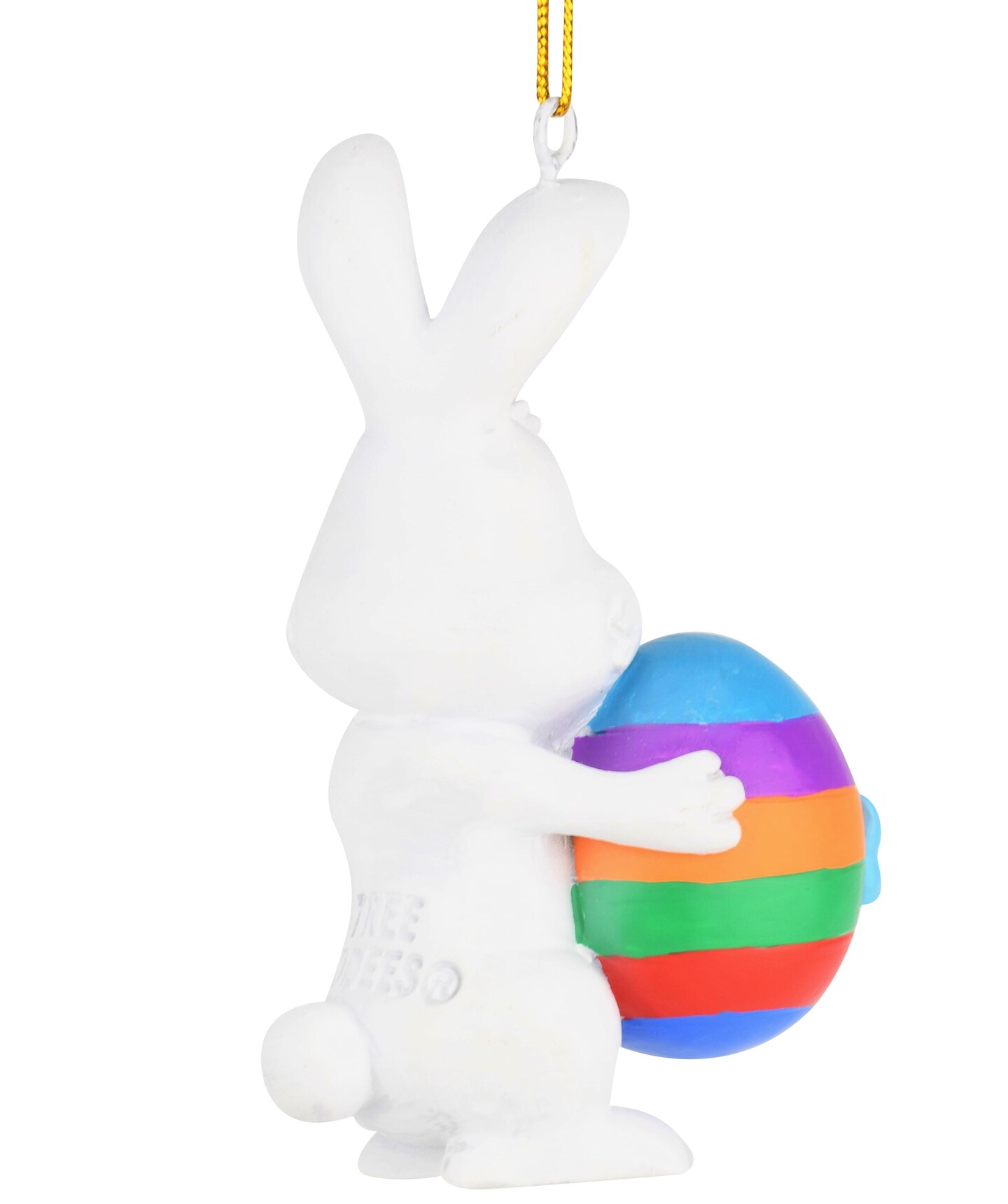 Easter Bunny Gifting an Easter Egg ornament