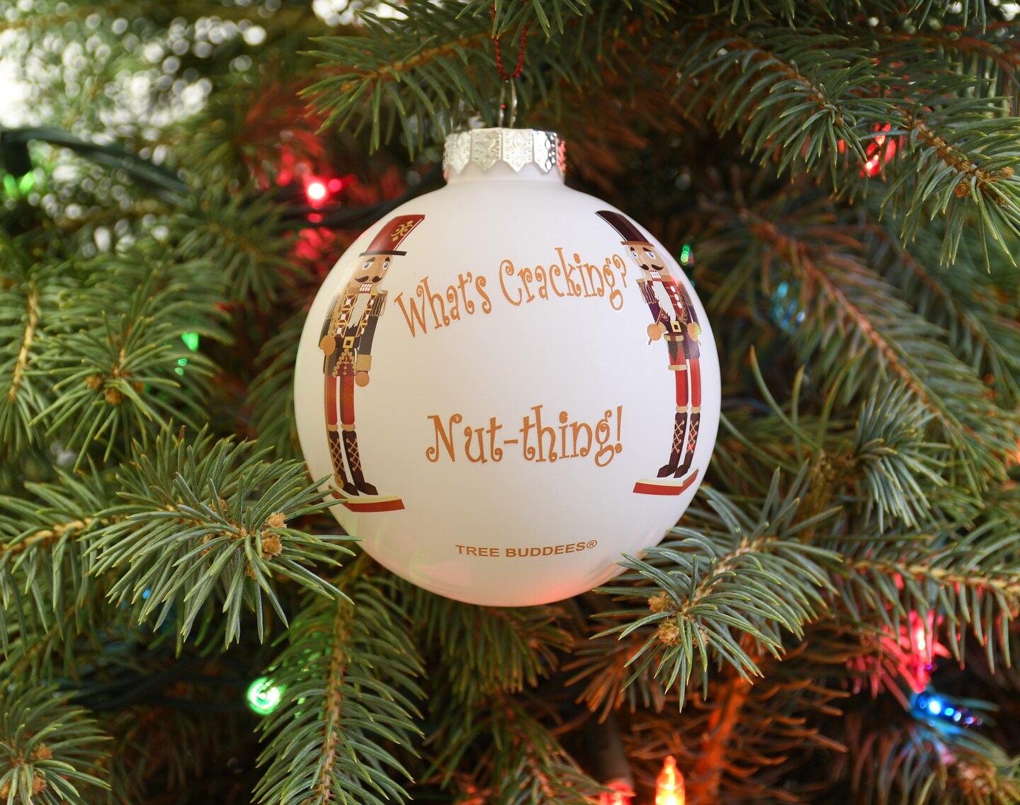 Nutcracker What&#x2019;s Cracking? Nut-Thing! Fun Christmas Ornament
