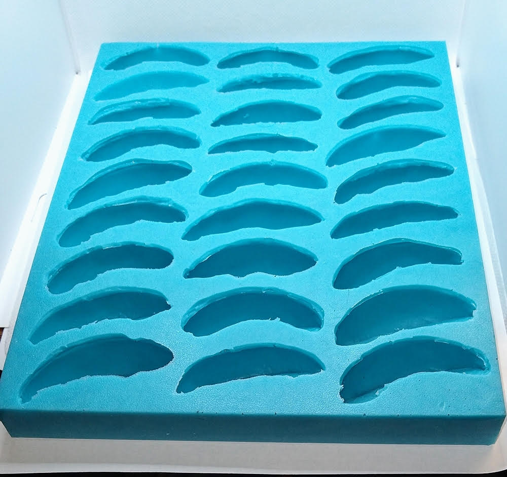 27 Slices Peach Silicone MEGA MOLD for Wax Melts | Candles | Resin Castings| BULK EMBEDS