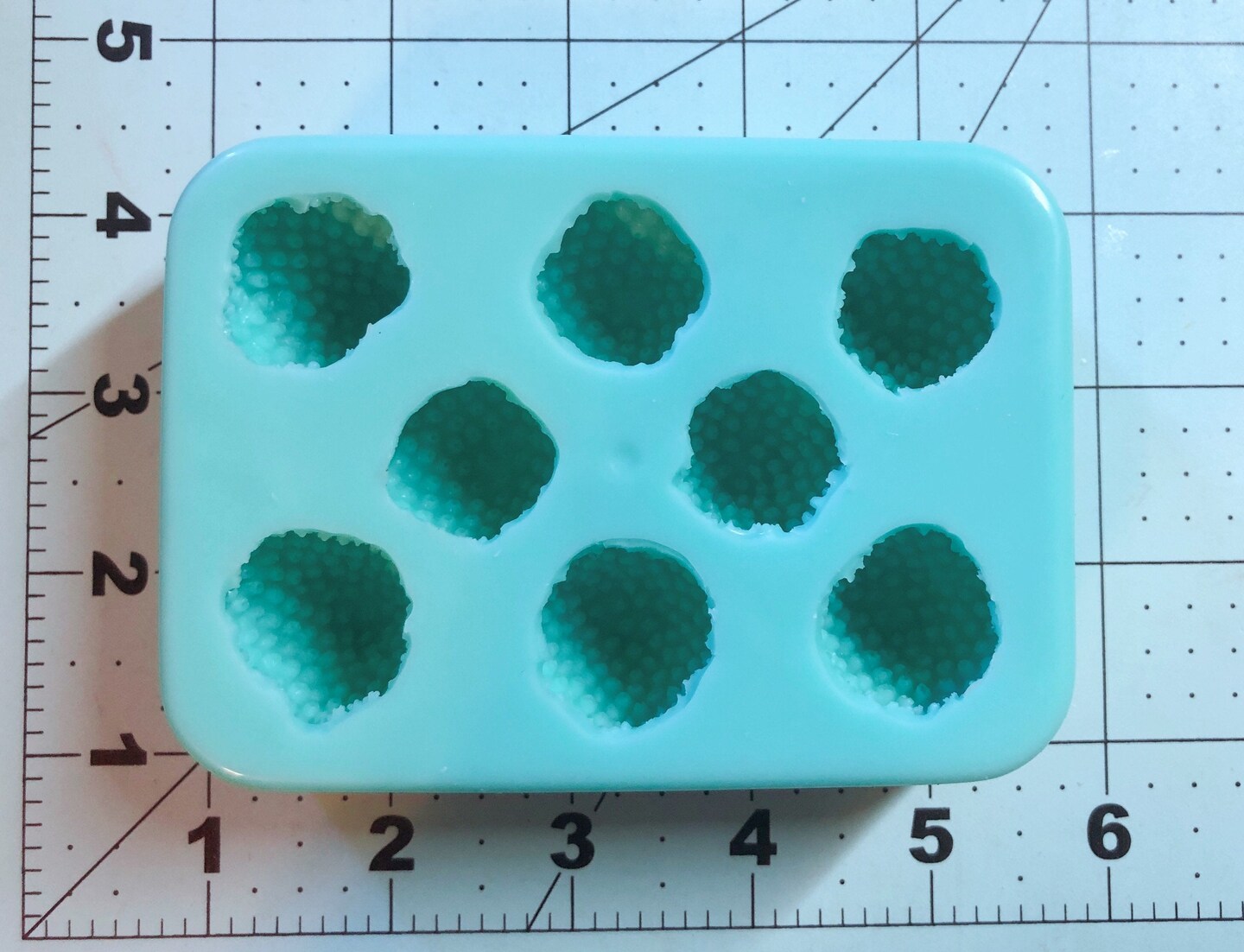 8pc 3D Strawberry Silicone Mold. Realistic Food Shape Mold, For Wax | Embed | Soap | Resin Castings