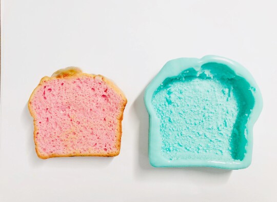 2pc Combo Realistic Pound Cake Slice| Dessert Shape Silicone Mold| Soap| Candle | Mold for Wax| Mold for Resin