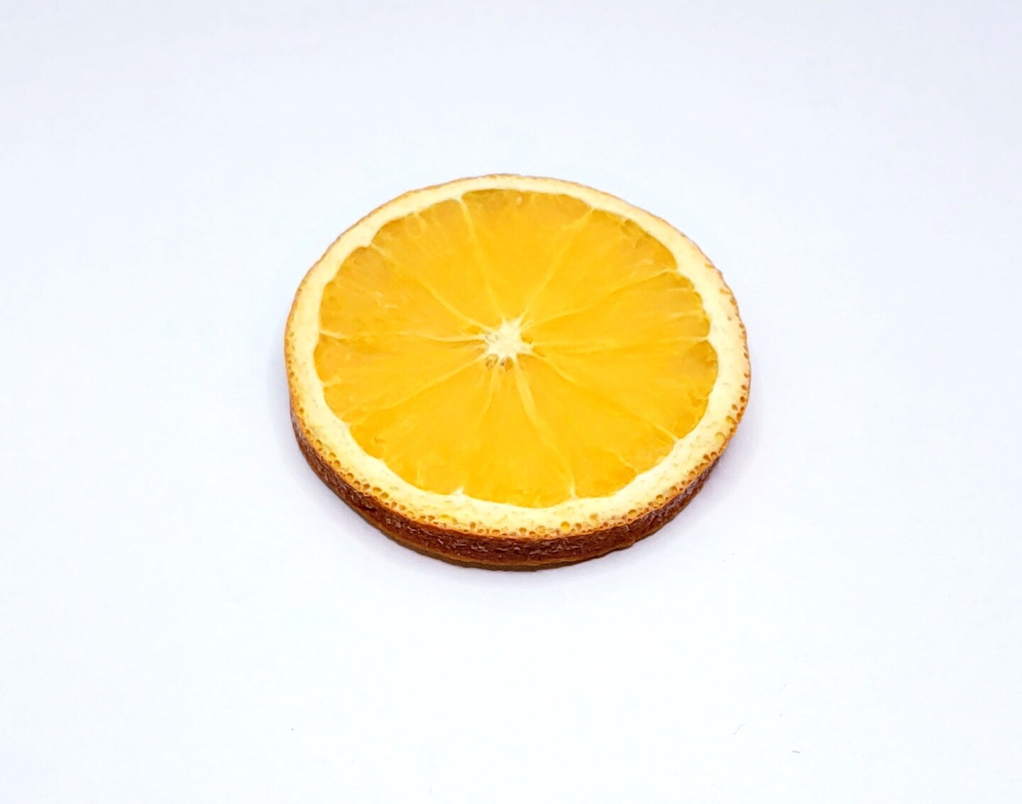 2pc Thin Orange Slice Citrus Silicone Mold. Embeds for Wax | Soap | Polymer Clay | Resin| Not Food Grade