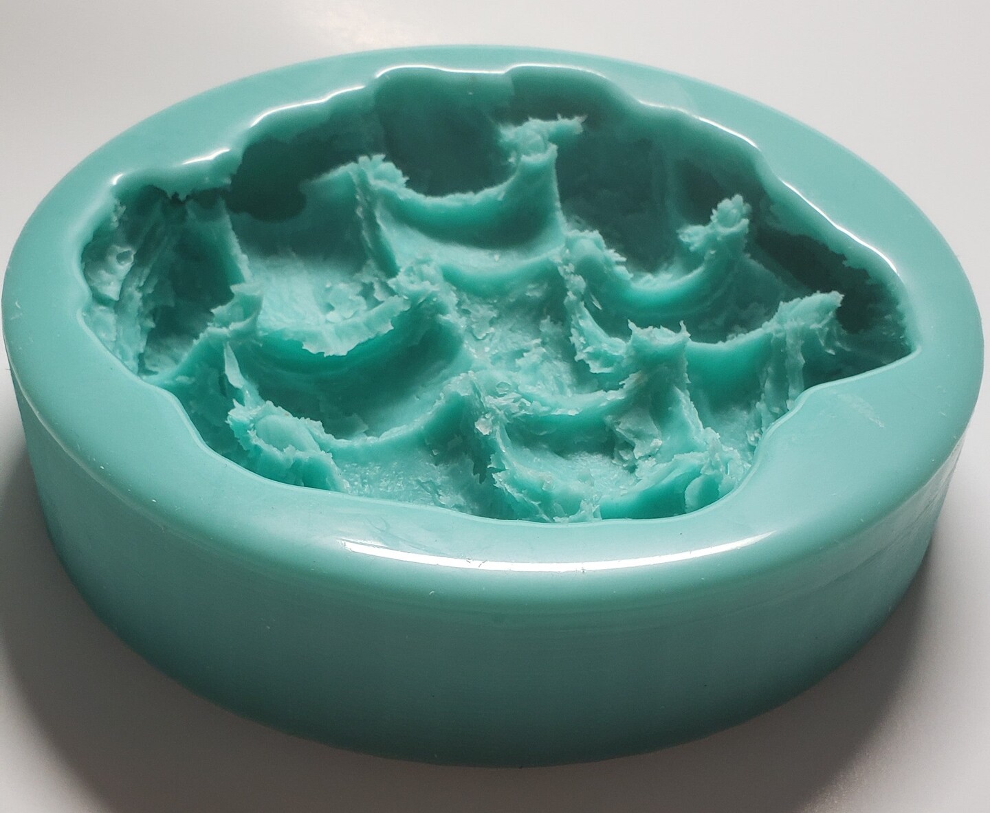 5&#x22; Lattice Pie Crust Topper| Pie Crust Shape Silicone Mold| Soap| Candle | Mold for Wax| Mold for Resin
