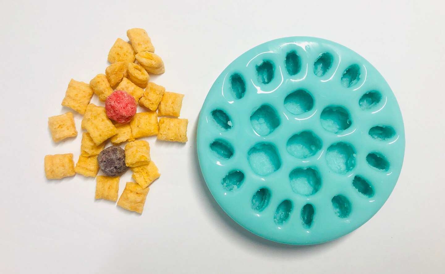 Crunch and Berries type cereal Silicone Mold. Resin Mold| Wax Mold| Candle Embeds Mold| Soap Silicone Mold| Not Food Grade