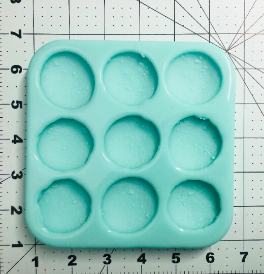 9pc Full Size Vanilla Wafer Type Cookie Silicone Mold. Realistic Food Shape Mold, For Wax | Embed | Soap | Resin Castings