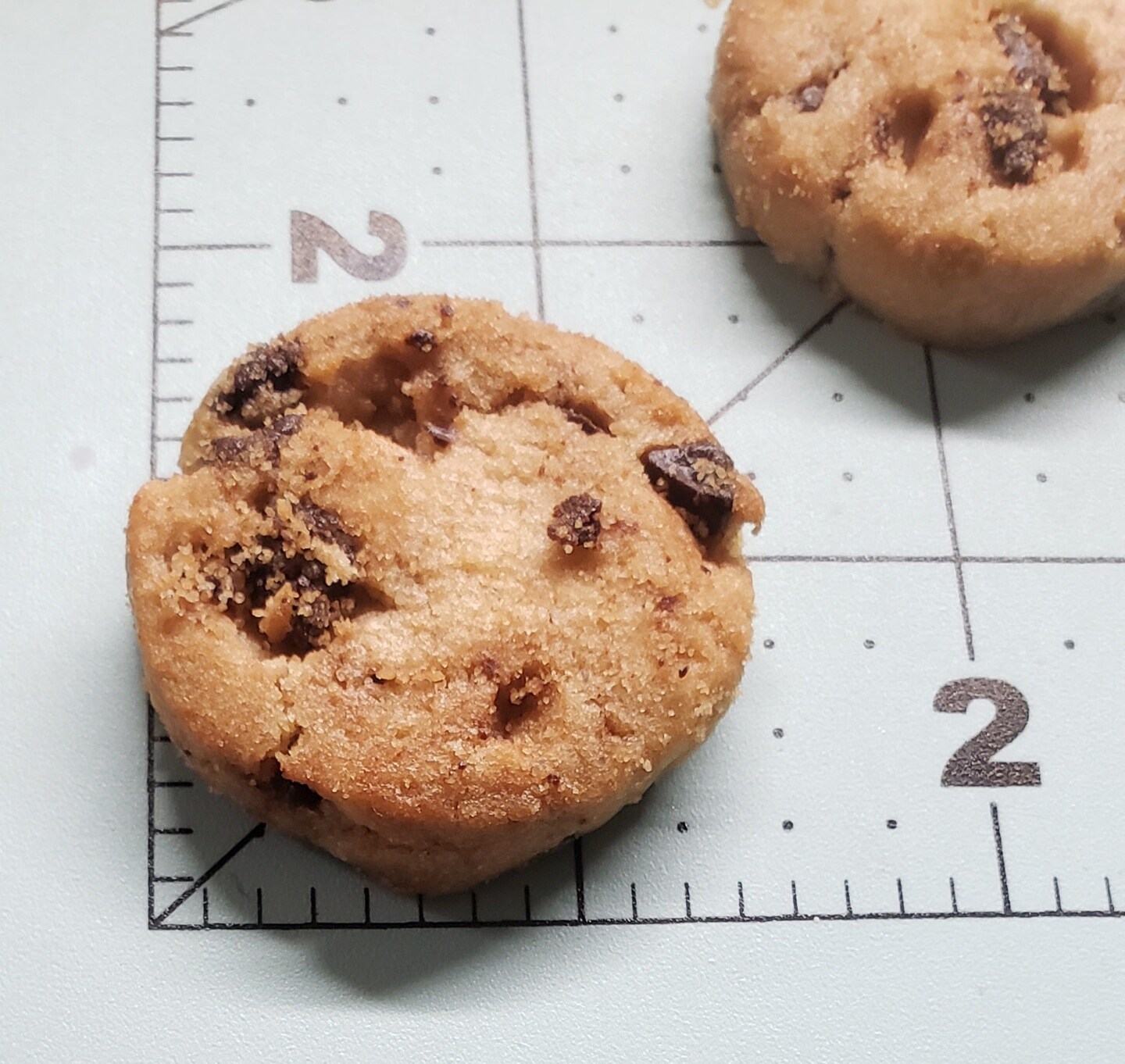 5pc Realistic Mini Chocolate Chip Cookies| Dessert Shape Silicone Mold| Soap| Candle | Mold for Wax| Mold for Resin