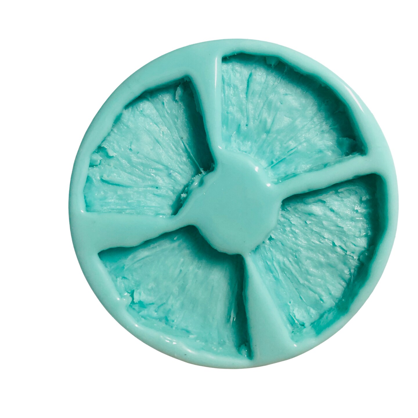 4pc Pineapple Wedge Quarter Slice Silicone Mold| Soap Mold| Candle Mold | Mold for Wax| Mold for Resin