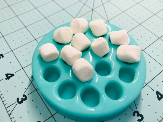 Marshmallow Mini Embeds 104 Cavity Silicone Mold 6022