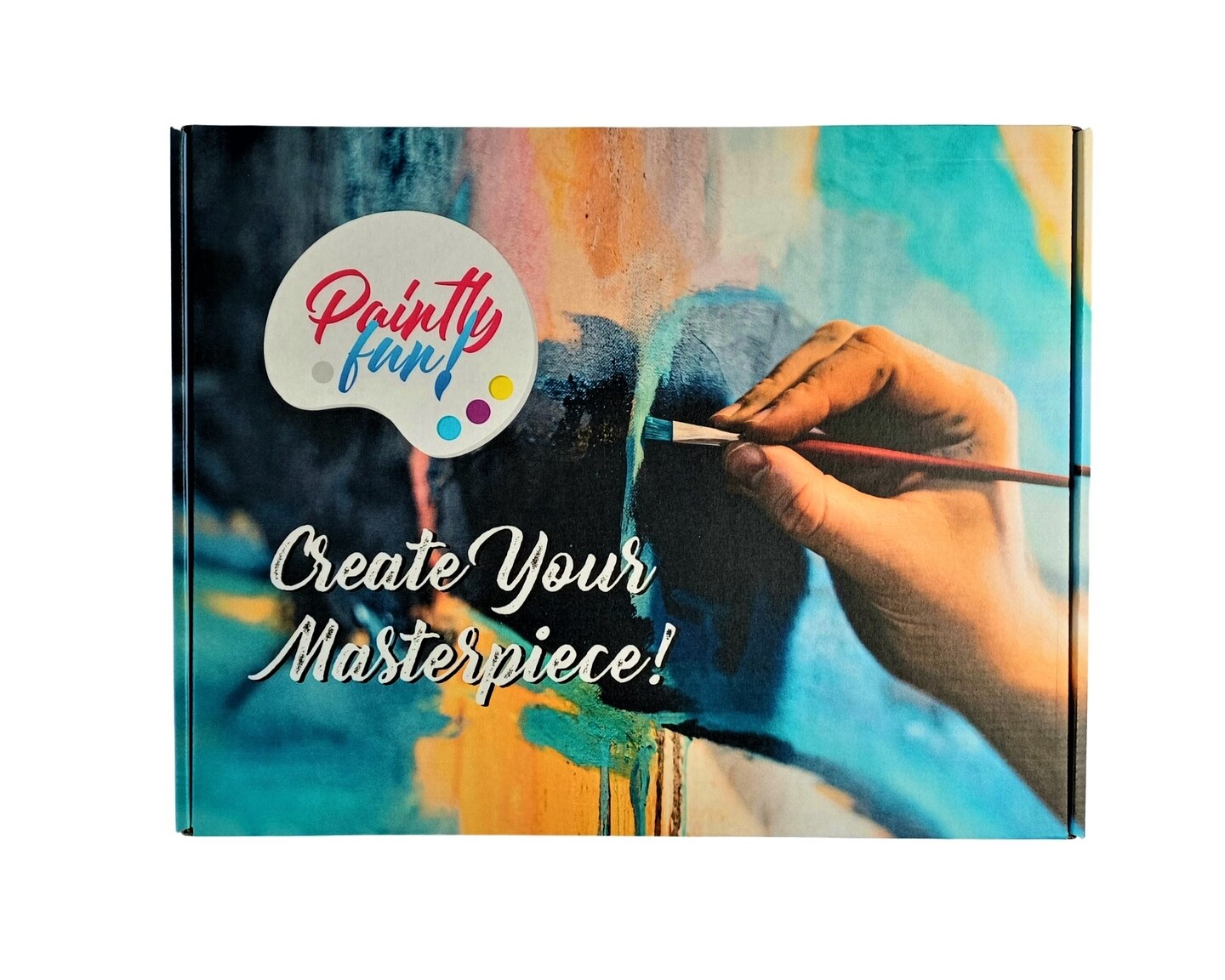 Paint Kit - Thrilling Dance Party Acrylic Painting Kit &#x26; Video Lesson - Paint and Sip At Home - Paint Party