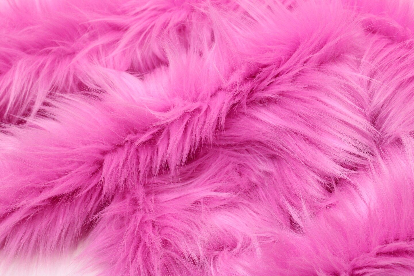 Pink Faux Fur by Trendy Luxe