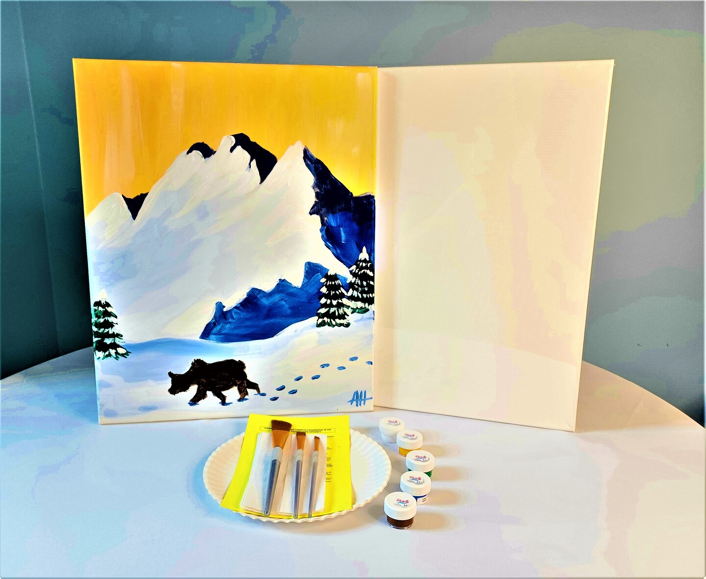 Tundra Wanderer Acrylic Painting Kit &#x26; Video Lesson