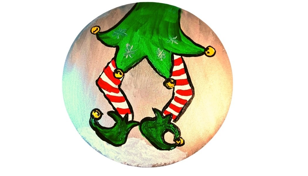 Gingles the Elf Tabletop Trinket Box Painting Kit &#x26; Video Lesson