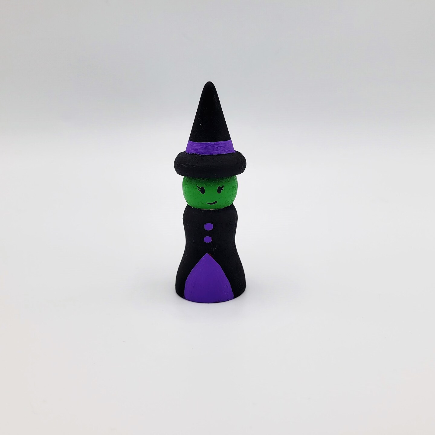 Halloween Crafts for Kids, Witch Peg Doll Painting Kit By Ink and Trinket Kids