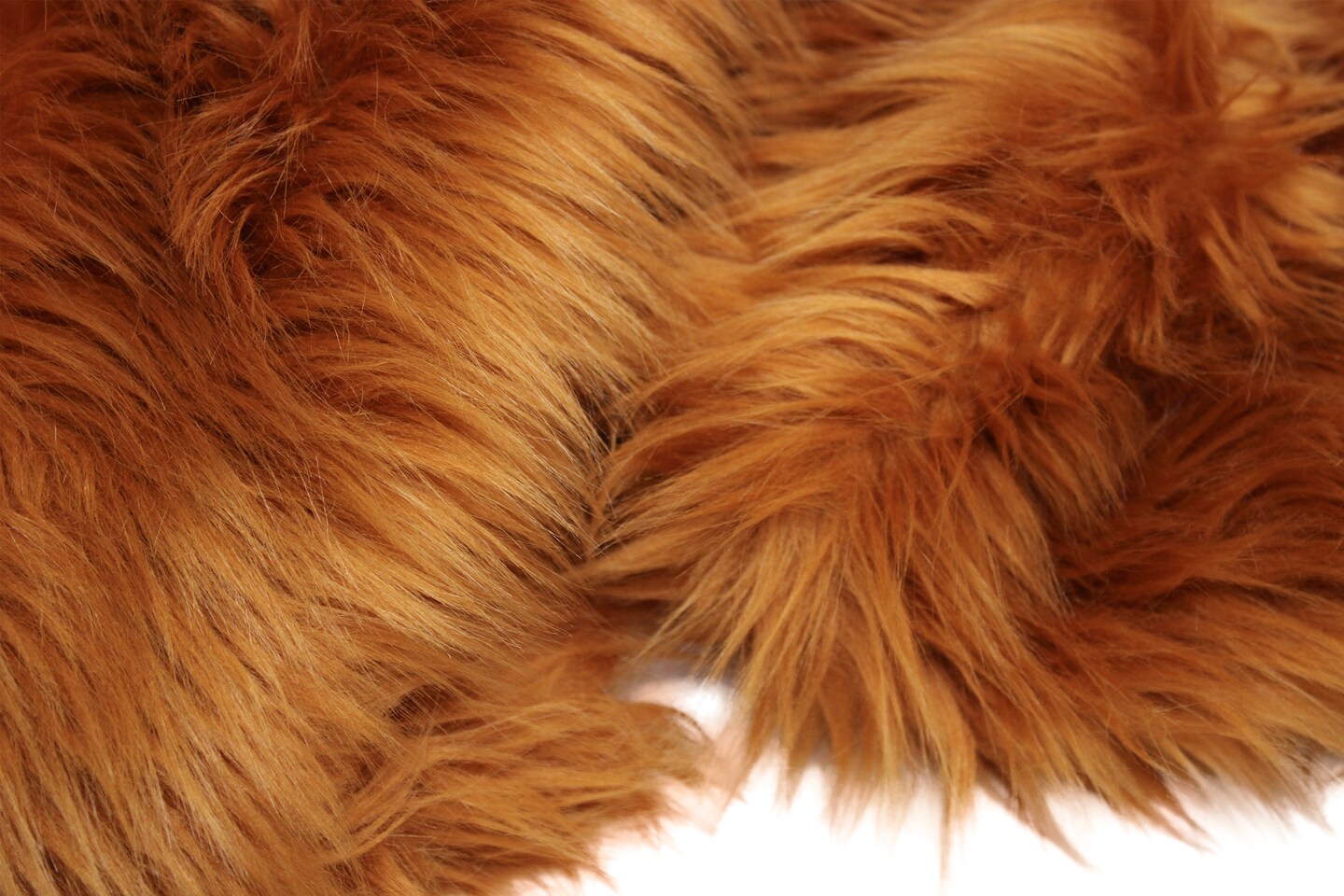 Amber Brown Faux Fur by Trendy Luxe
