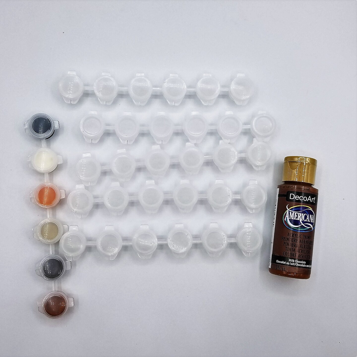 3ML Empty Paint Strips, 5 Quantity