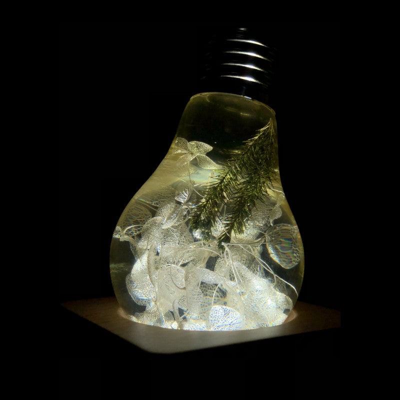 Creative Resin Yellow Hydrangea LED Bulb