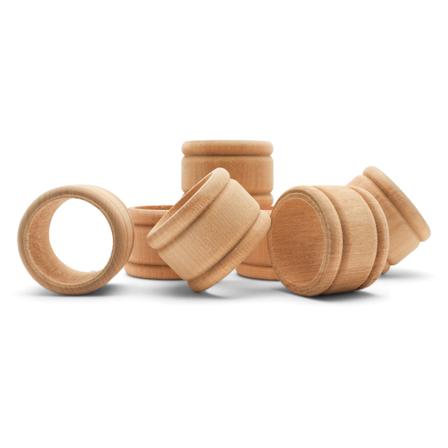 Get Wood With Cream Resin Napkin Ring - Set Of 4 at ₹ 399 | LBB Shop