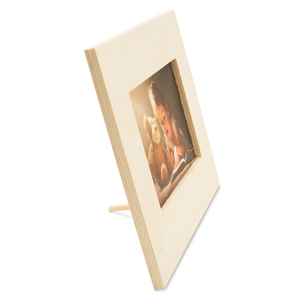 Wooden Picture Frame 6"x6" and 8"x6", Unfinished for DIY Craft and Decor | Woodpeckers