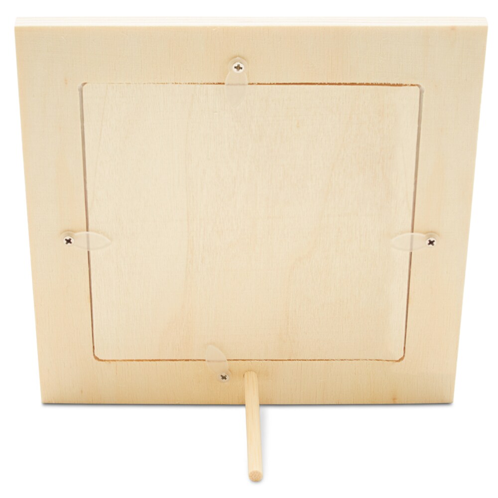 Wooden Picture Frame 6&#x22;x6&#x22; and 8&#x22;x6&#x22;, Unfinished for DIY Craft and Decor | Woodpeckers