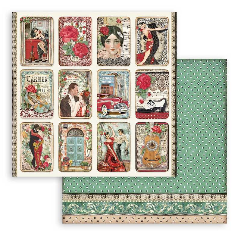 Desire 12x12 Paper Pad - Stamperia