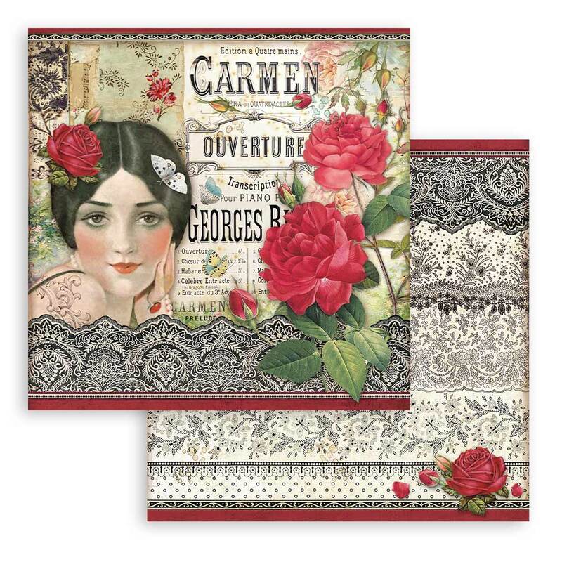 Desire 12x12 Paper Pad - Stamperia