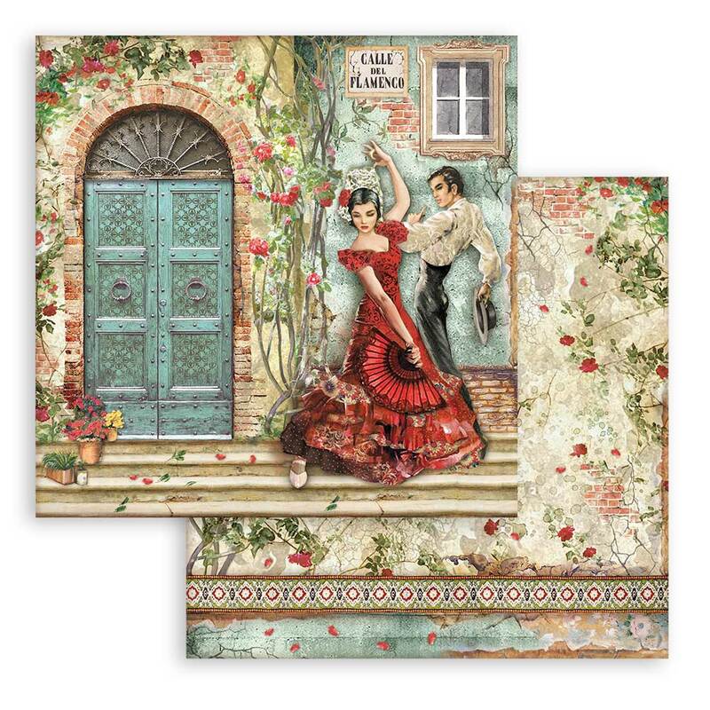 Desire 12x12 Paper Pad - Stamperia