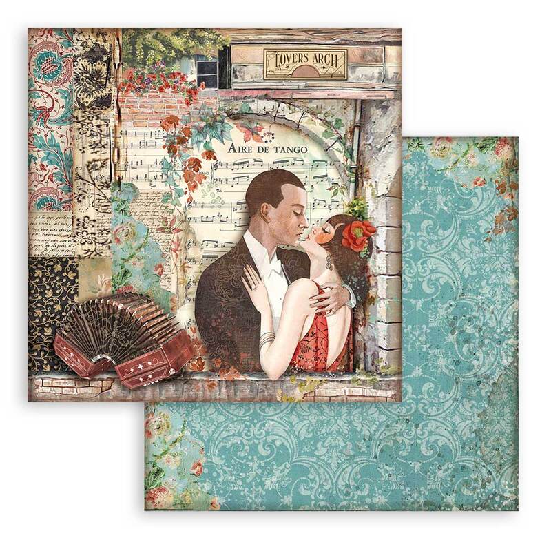 Desire 12x12 Paper Pad - Stamperia