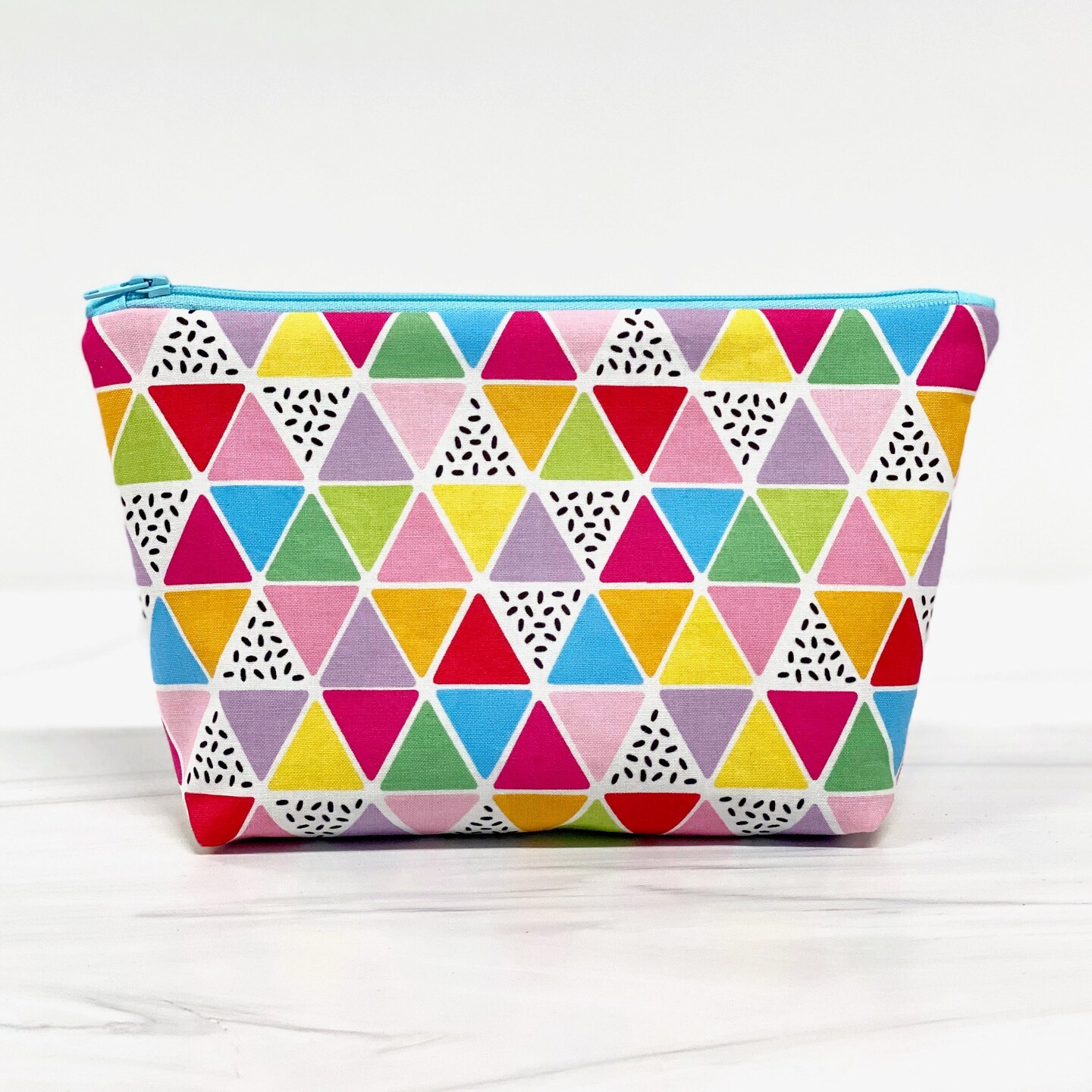 Zipper Pouch Sewing Kit Rainbow Triangles White Sewing Kits Michaels