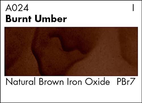Burnt Umber Watercolor 7.5 ml - Grumbacher