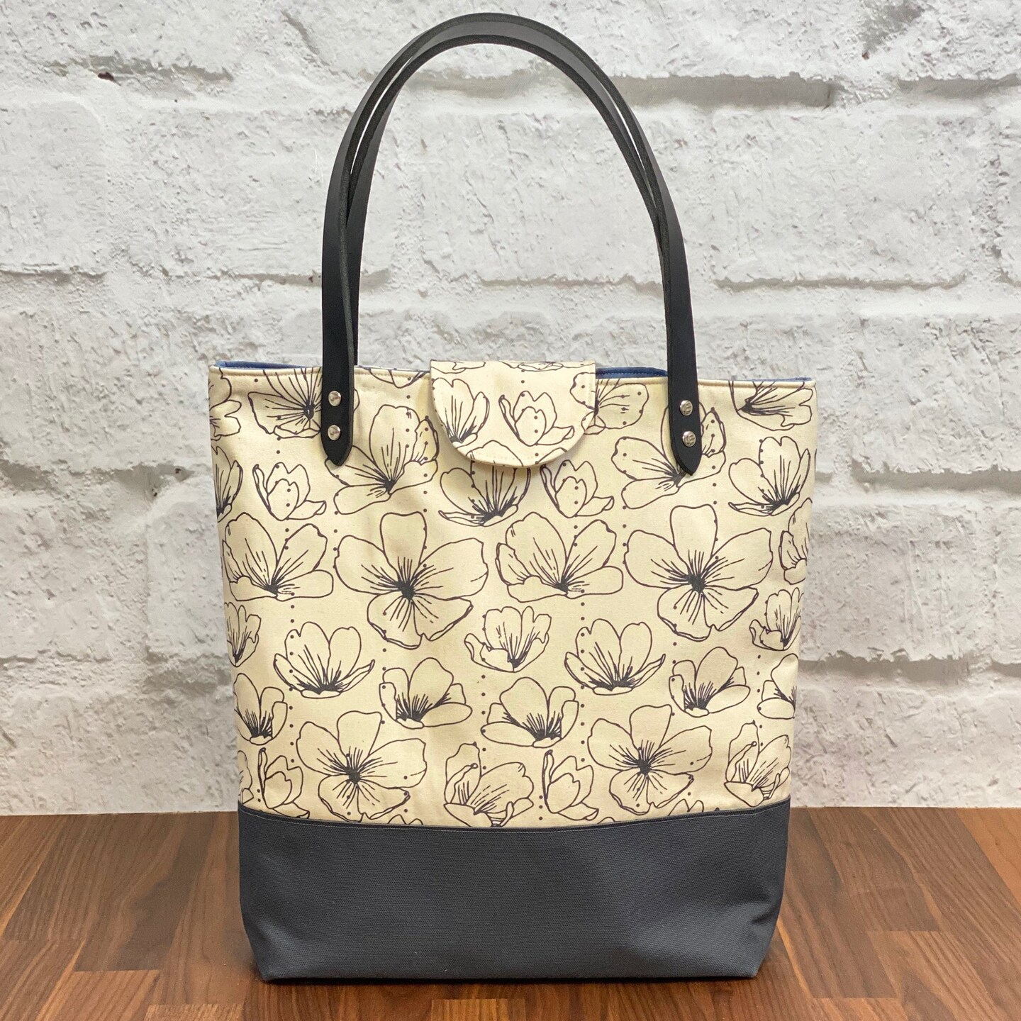 Lincoln Tote Bag Complete Kit Always Blooming Organic Canvas Bags & Totes Michaels