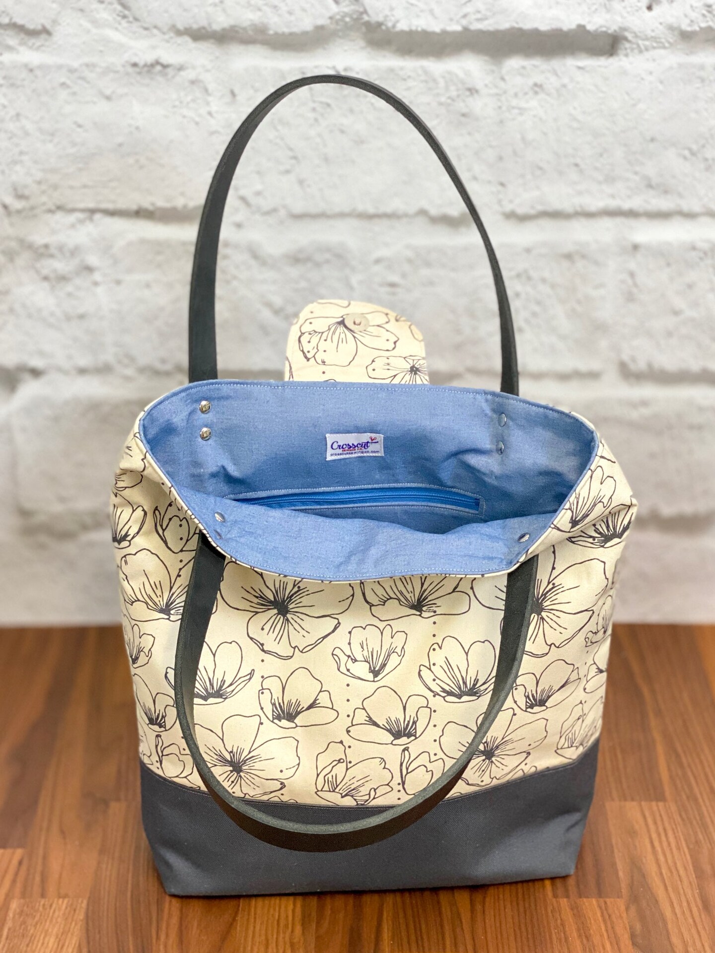 Lincoln Tote Bag Complete Kit Always Blooming Organic Canvas Bags