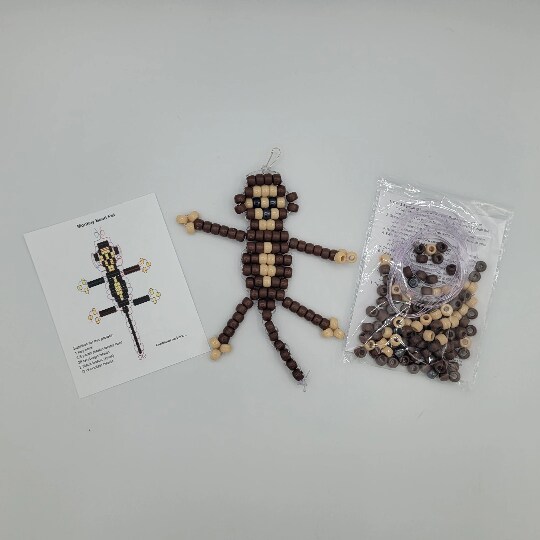 Ink and Trinket Kids Zoo Animal Bead Pet Craft Kit, Individually Wrapped Party Favors