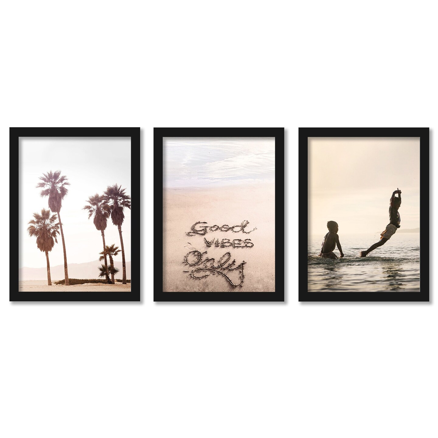 beach-vibes-by-tanya-shumkina-3-piece-gallery-framed-print-art-set