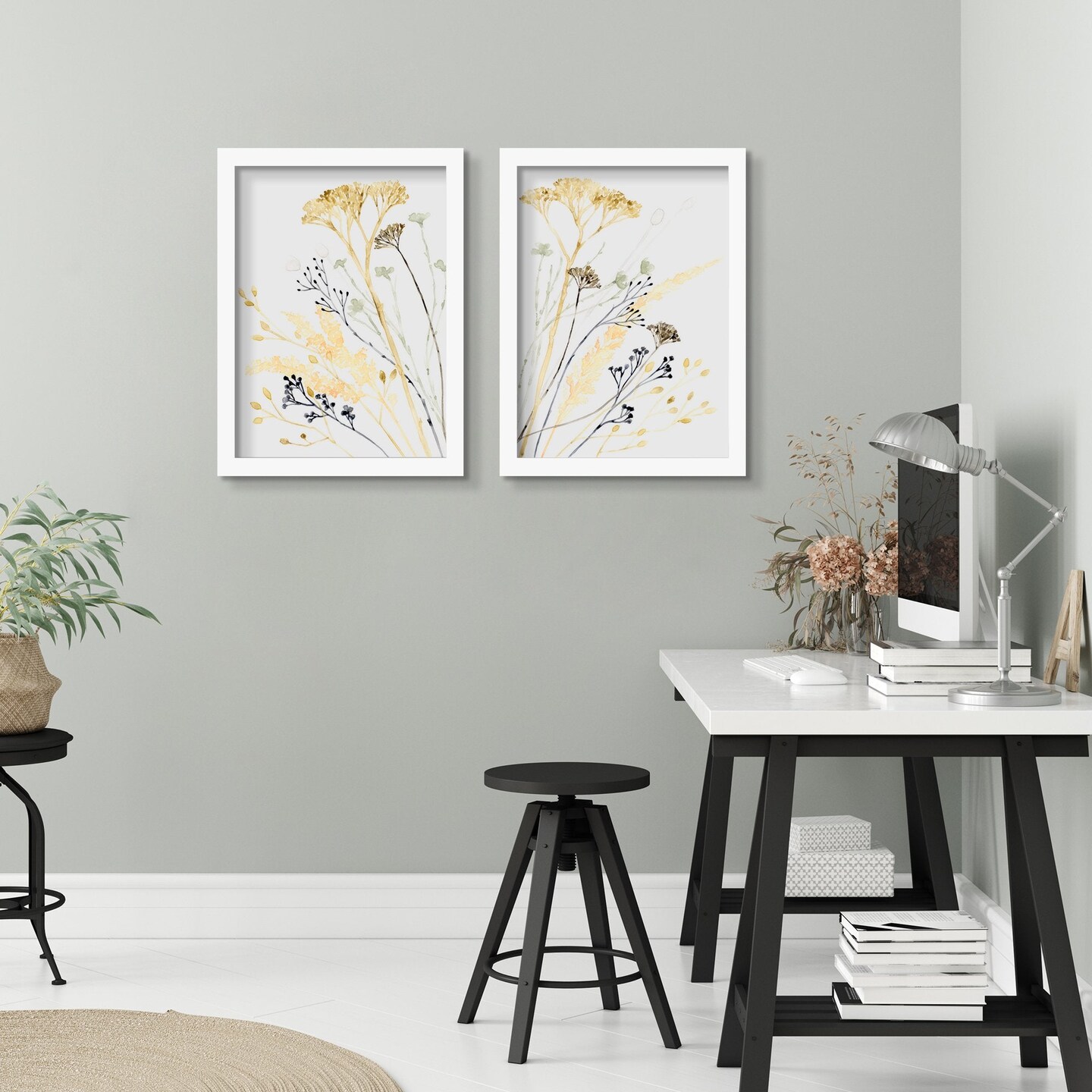 Summer Souvenirs by World Art Group 2 Piece Gallery Framed Print Art