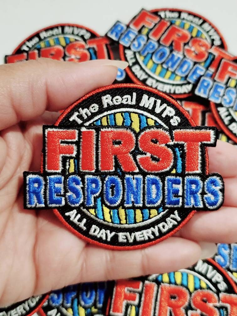 First Responder, The Real MVP, Essential Patch, Patches for Masks, Size 2.75" inches