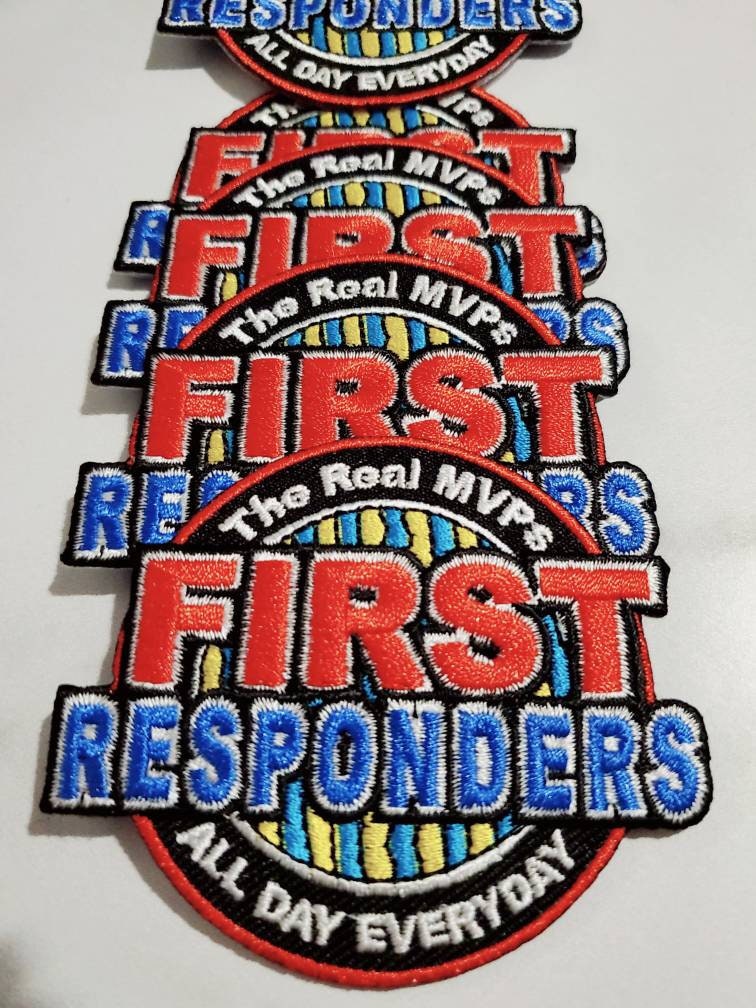 First Responder, The Real MVP, Essential Patch, Patches for Masks, Size 2.75" inches