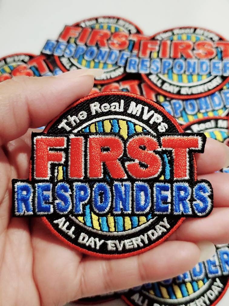 First Responder, The Real MVP, Essential Patch, Patches for Masks, Size 2.75" inches