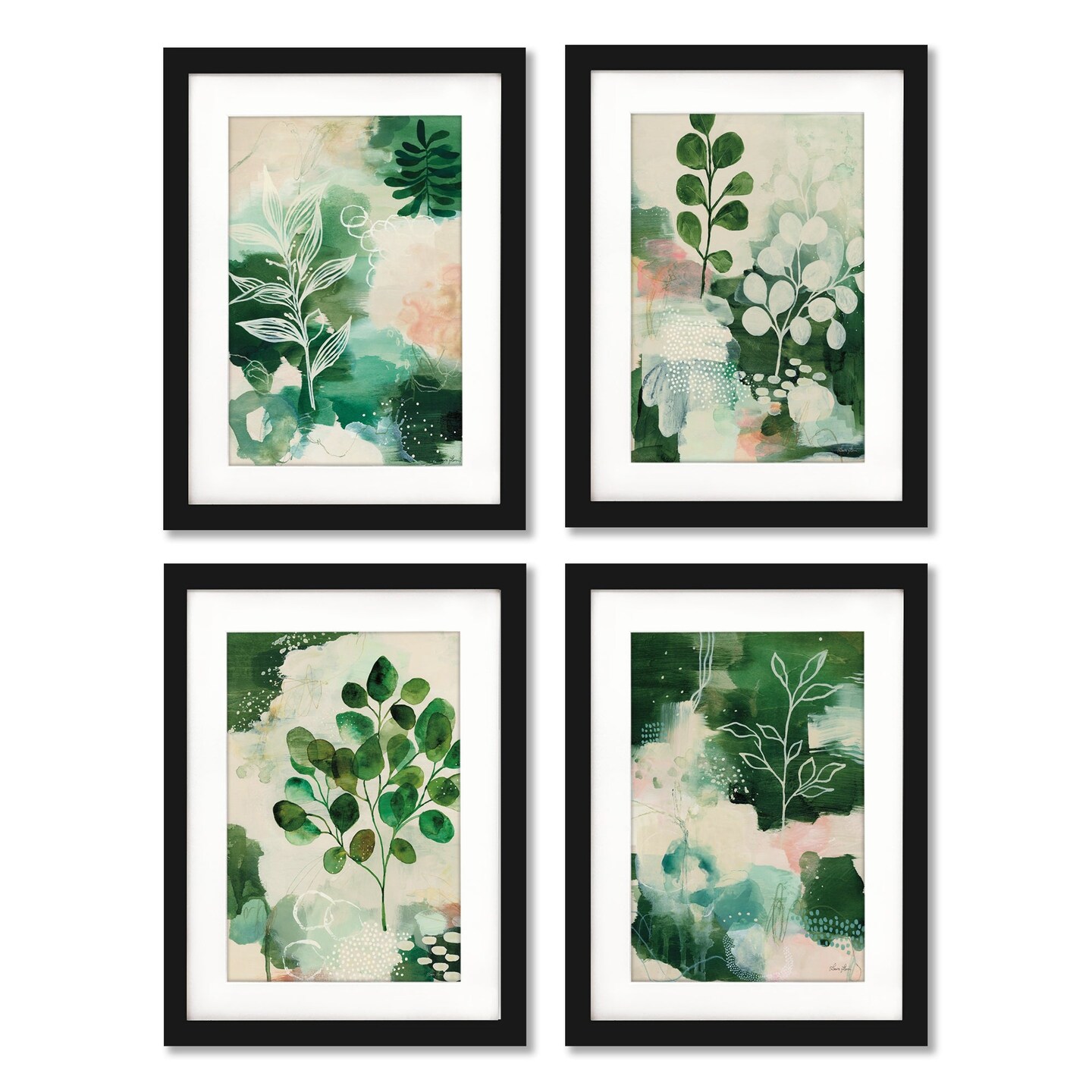 Nature Story by Laura Horn - 4 Piece Gallery Framed Print Art Set ...