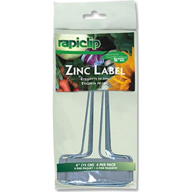Luster Leaf 862 6 in. Zinc Plant Labels Pack of 4 Garden Decor