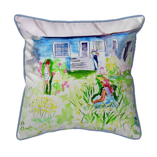 Betsy Drake Sn823 12 X 12 In. Front Yard Garden Small Pillow 