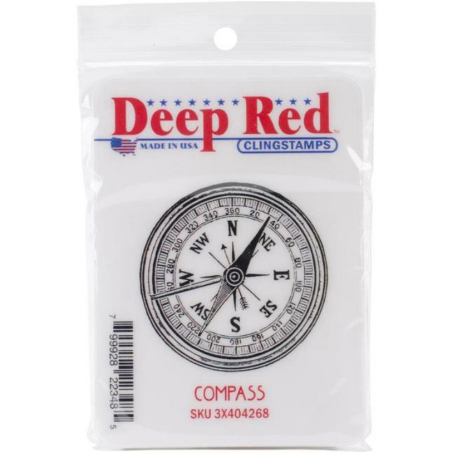 Deep Red Stamps Vintage 45 Record Rubber Stamp | Deep Etch Red Rubber, Cling Mount, For Crafting - View #9