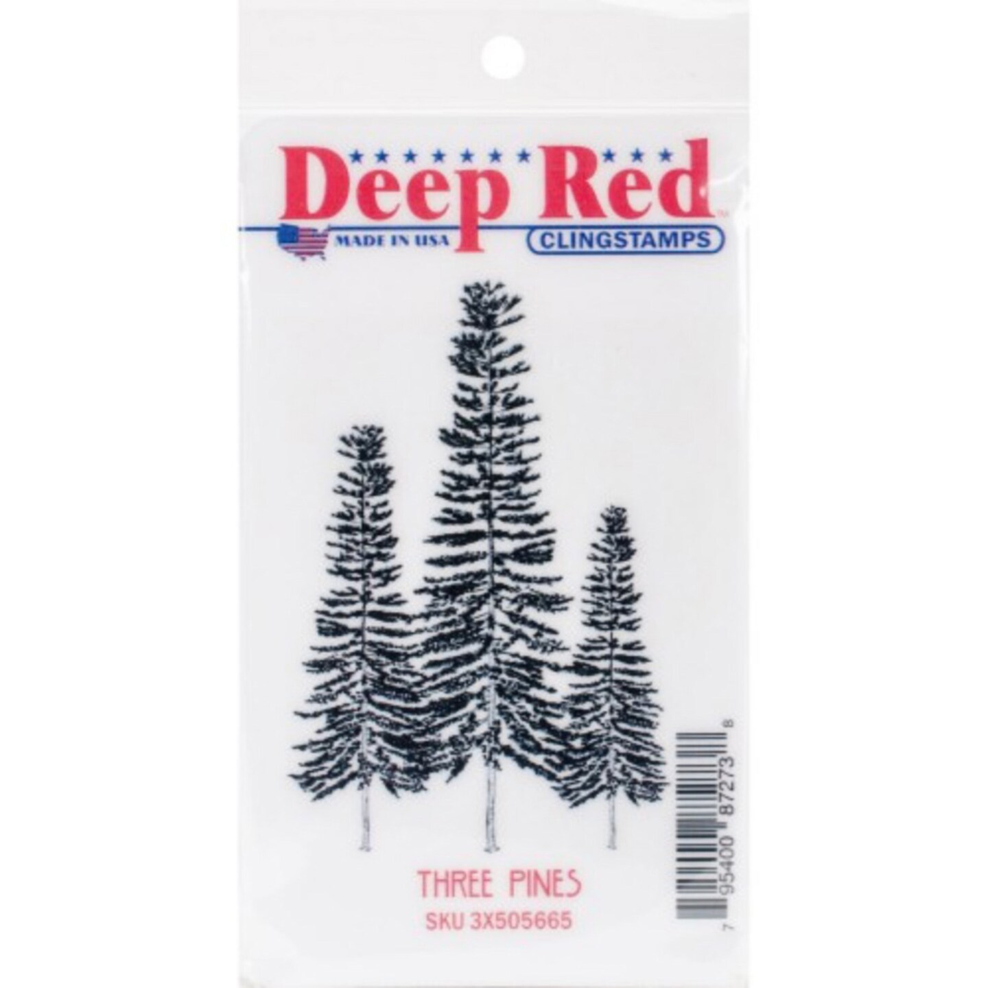 Deep Red Stamps Cling Stamp X 2-inch-Spirited Horse