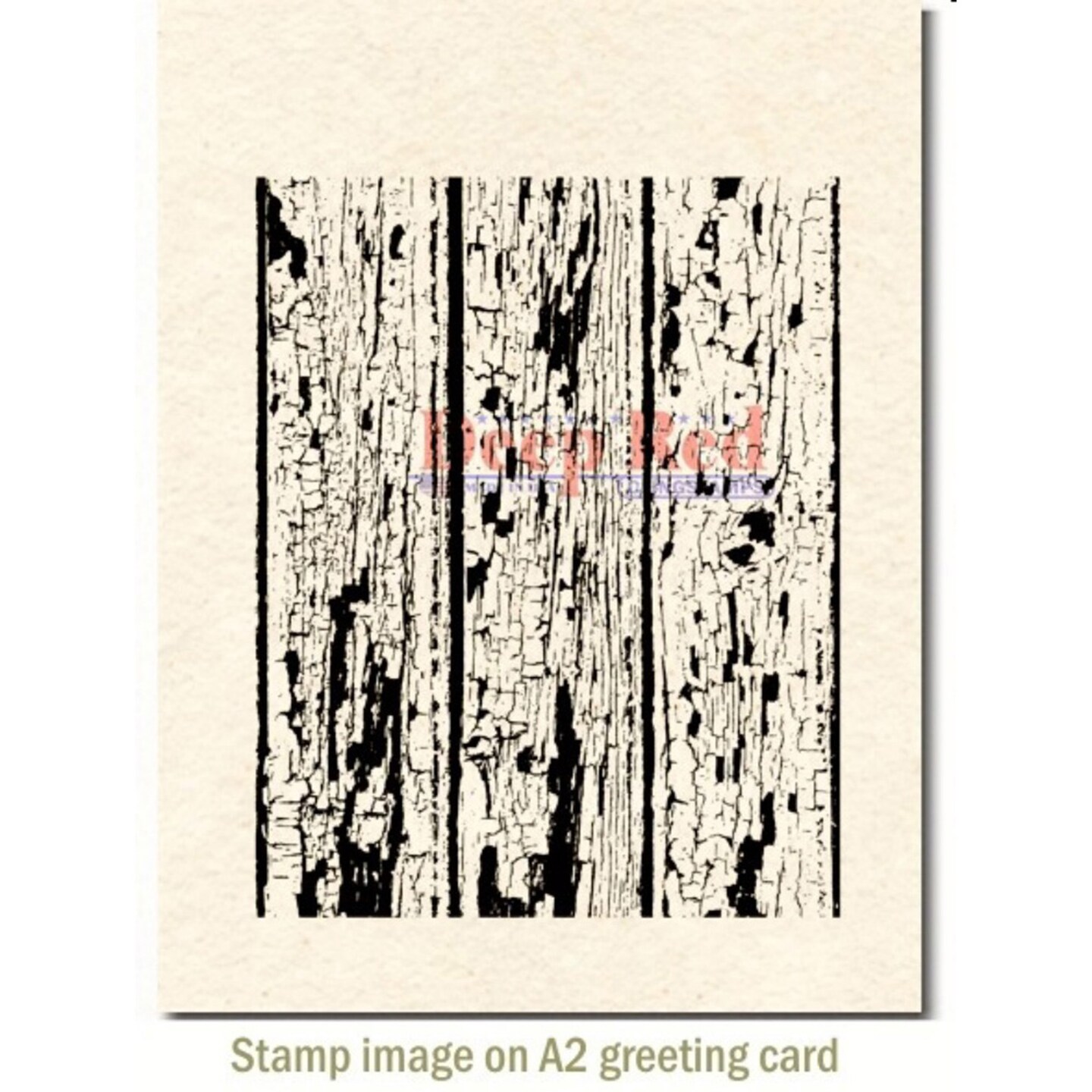 Deep Red Stamps Weathered Wall Background Rubber Cling Stamp 3.1 x 4.1 inches