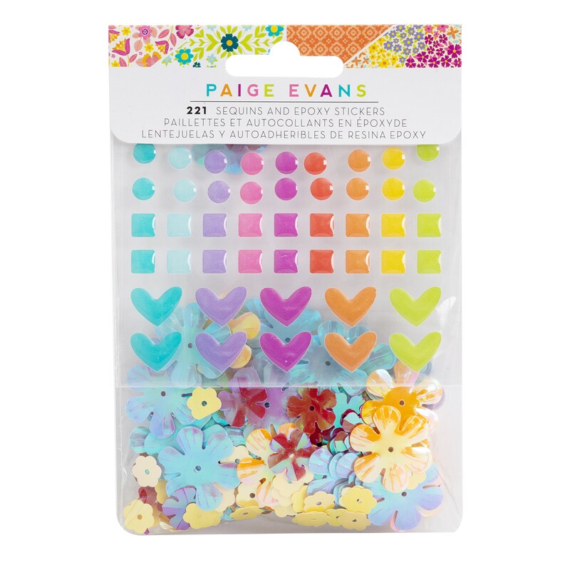 Splendid Sequins and Epoxy Stickers - Paige Evans | Michaels