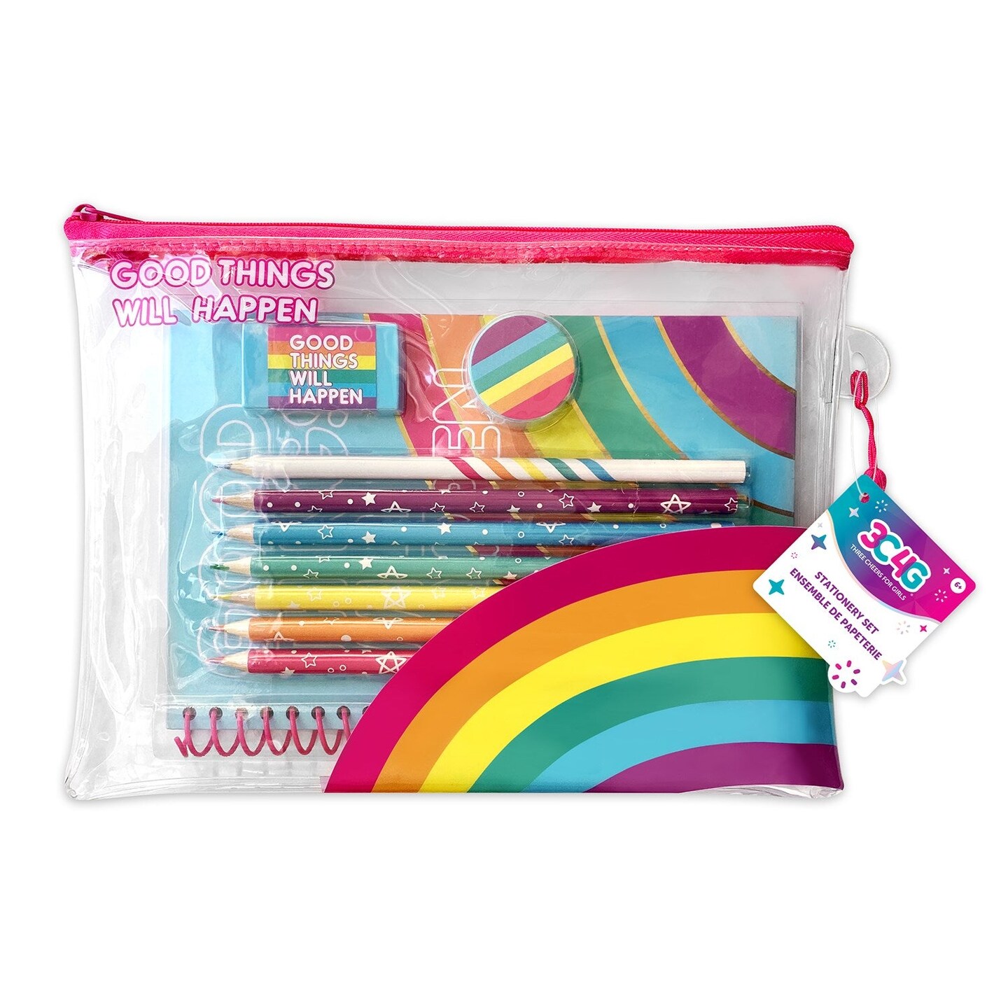 Rainbow All in One Stationary Set