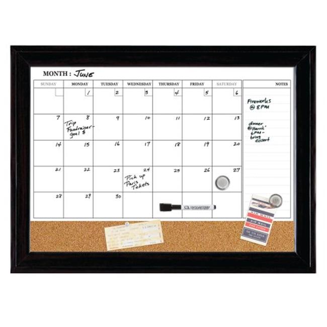 Quartet 79275 17 x 23 In. Combination Calendar Board, Dry