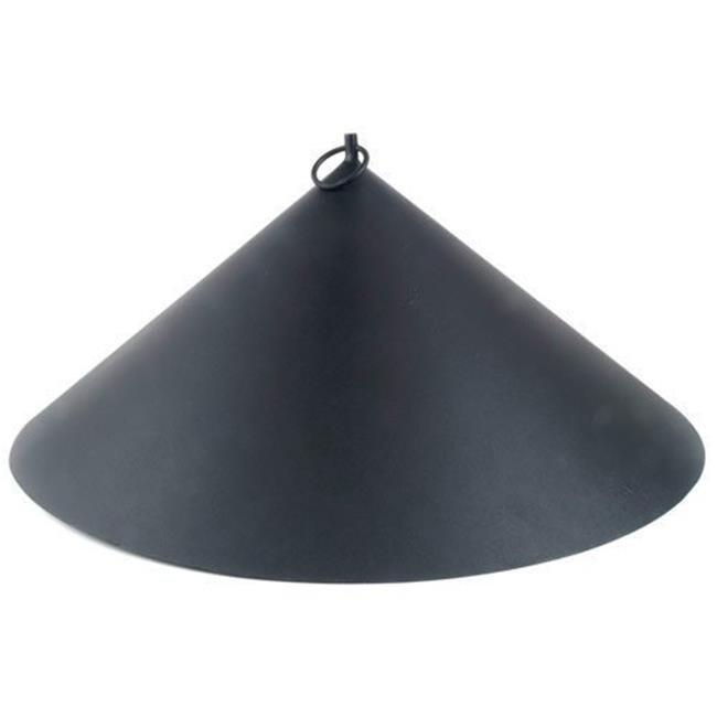 Achla BGD03 Hanging Squirrel Deflector Bird Accessory Black